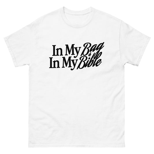 In My Bag, In My Bible - White Tee