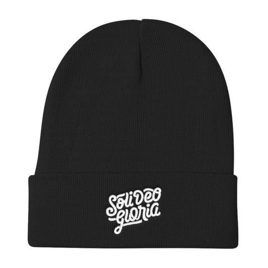 Soli Deo Gloria Knit Beanie (Available in different colors)